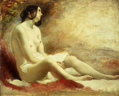 Studium drapowanego aktu autorstwa William Etty