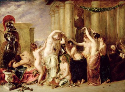 Toaleta Wenus (olej na panelu) autorstwa William Etty