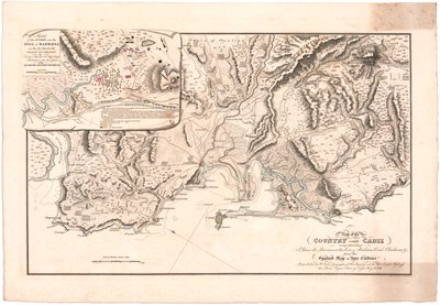 Mapa Kadyksu autorstwa William Faden