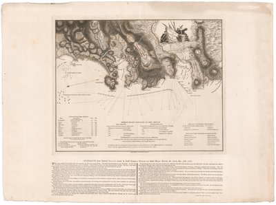 Plan Ste. Lucie autorstwa Fadena autorstwa William Faden