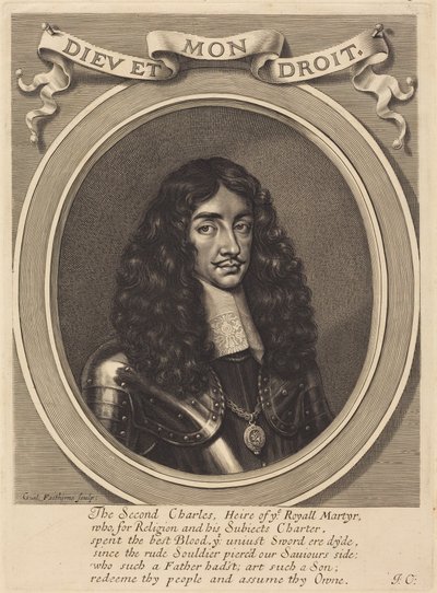Karol II autorstwa William Faithorne