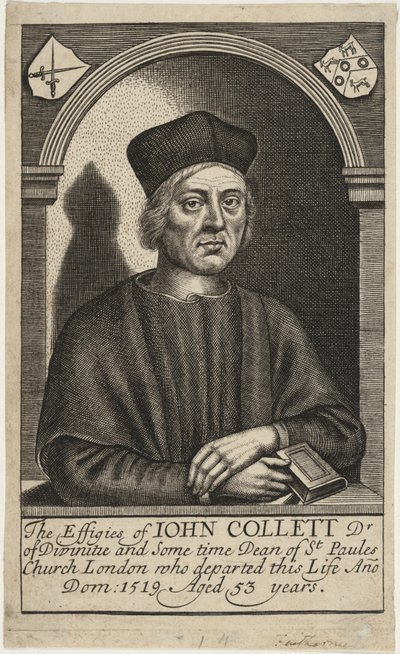 John Colet, D.D. autorstwa William Faithorne