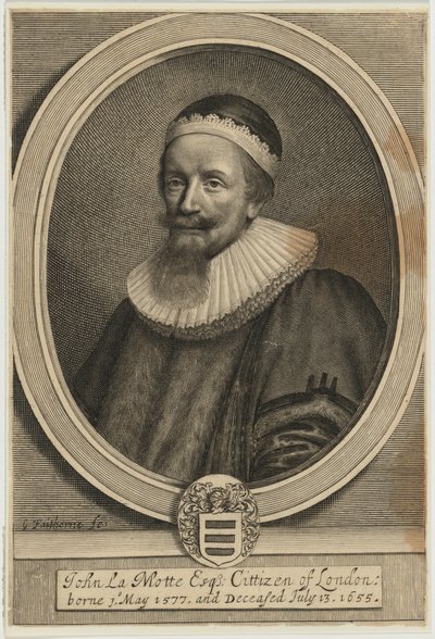 John La Motte autorstwa William Faithorne