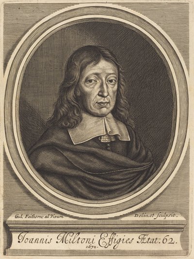 John Milton autorstwa William Faithorne