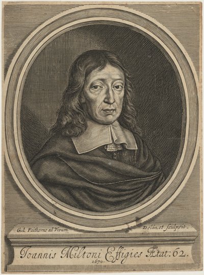 John Milton autorstwa William Faithorne