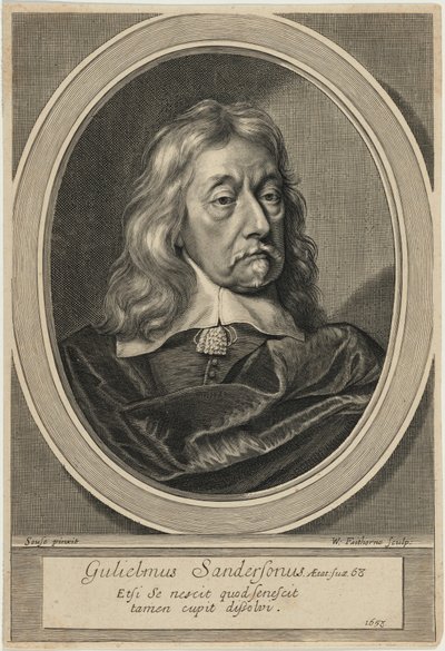 Sir William Sanderson autorstwa William Faithorne