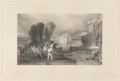 Mannering, Hazlewood i przemytnicy autorstwa William Finden