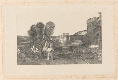 Mannering, Hazlewood i przemytnicy autorstwa William Finden