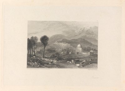 Rama i grobowiec Racheli autorstwa William Finden