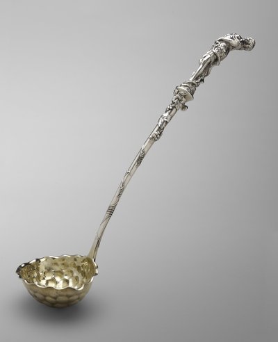 Punch Ladle, ok. 1850 (srebro i złocenia w srebrze) autorstwa William Forbes