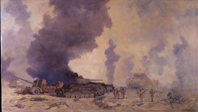 Bitwa pod El Alamein autorstwa William Francis Longstaff