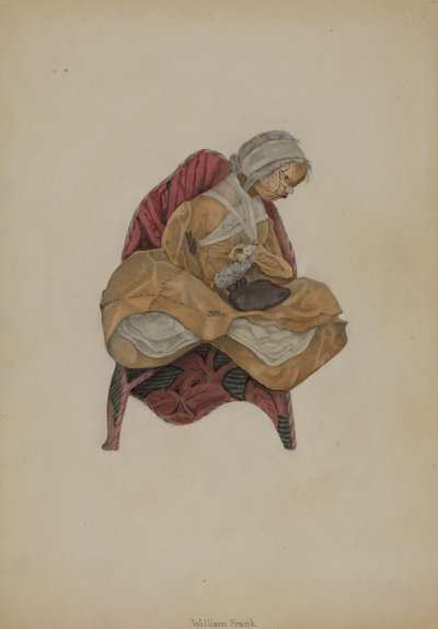 Lalka z nakrętką nr 2, 19351942. autorstwa William Frank
