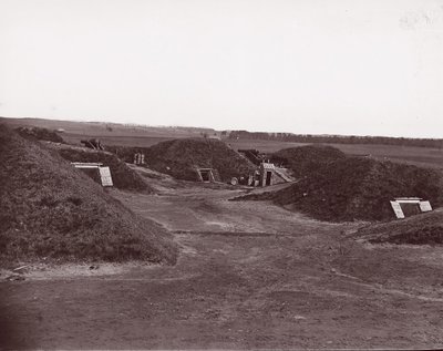 Fort Darling, James River, 1865 . autorstwa William Frank Browne.
