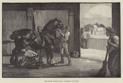 Shire Horse Show, szlify wykończeniowe autorstwa William Frank Calderon