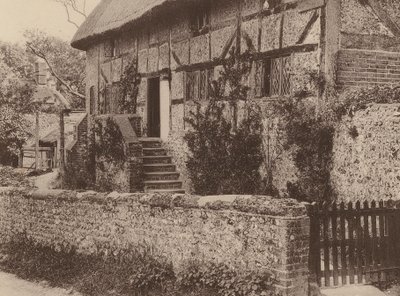 W Houghton, West Sussex (zdjęcie czarno-białe) autorstwa William Galsworthy Davie