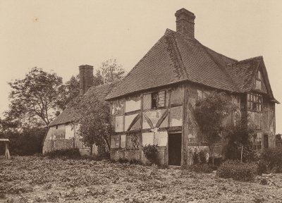 W Little Dixter, Northiam, Sussex (zdjęcie czarno-białe) autorstwa William Galsworthy Davie