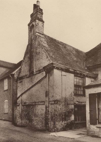 W Minster, Kent (zdjęcie czarno-białe) autorstwa William Galsworthy Davie