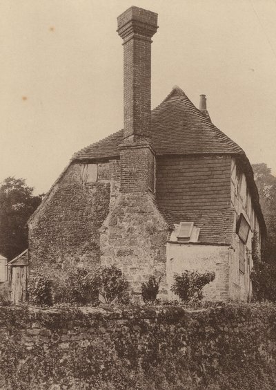 W Pulborough, West Sussex (zdjęcie czarno-białe) autorstwa William Galsworthy Davie