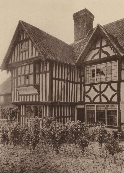 W Sedlescombe, Sussex (zdjęcie czarno-białe) autorstwa William Galsworthy Davie