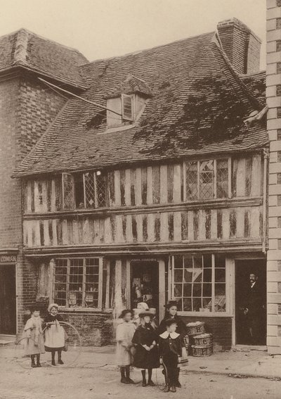 W Tenterden, Kent (zdjęcie czarno-białe) autorstwa William Galsworthy Davie
