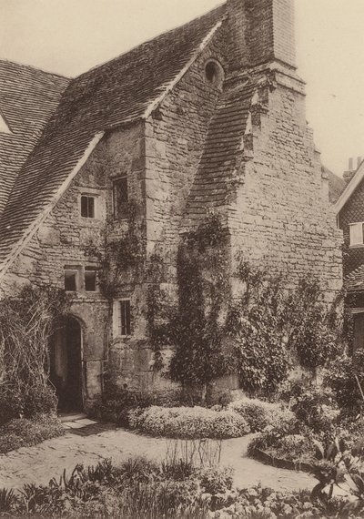 W Tillington, niedaleko Petworth, West Sussex (zdjęcie czarno-białe) autorstwa William Galsworthy Davie
