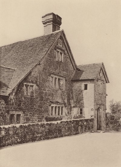 W Tillington, niedaleko Petworth, West Sussex (zdjęcie czarno-białe) autorstwa William Galsworthy Davie