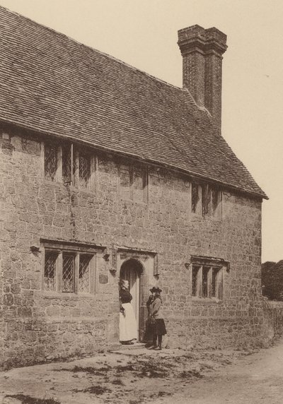 Bean Lodge, New Grove Lane, niedaleko Petworth, Sussex (zdjęcie czarno-białe) autorstwa William Galsworthy Davie