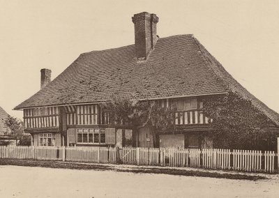Bell Farm House, Harrietsham, Kent (zdjęcie czarno-białe) autorstwa William Galsworthy Davie