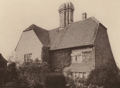Collins Farm, Sissinghurst, Kent (zdjęcie czarno-białe) autorstwa William Galsworthy Davie