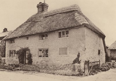 Farm House, Amberley, West Sussex (zdjęcie czarno-białe) autorstwa William Galsworthy Davie