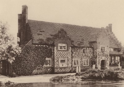 Urząd pocztowy, Wickhambreaux, Kent (zdjęcie czarno-białe) autorstwa William Galsworthy Davie