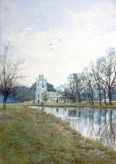 Kościół św. Jakuba, Hemingford Grey autorstwa William Garden Fraser