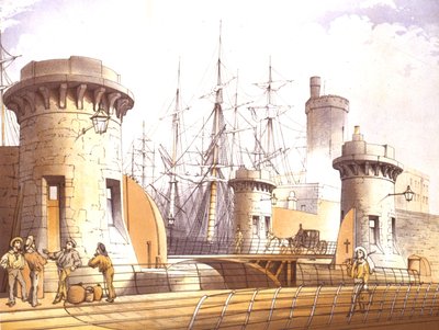 Stanley Dock Gates, 1864 r. autorstwa William Gavin Herdman