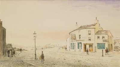 Victoria Road, Bootle (pióro i atrament i toaleta na papierze) autorstwa William Gavin Herdman