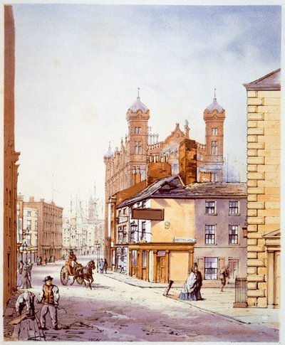 Dom Żeglarzy, z Hanover Street, Liverpool, 1864 r. autorstwa William Gawin Herdman