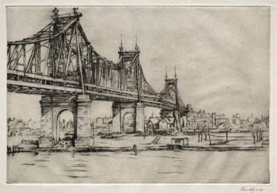 Most Queensboro, Nowy Jork autorstwa William George Reindel