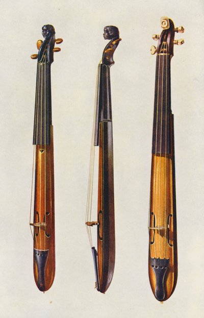 Instrumenty muzyczne: Sordini (kolorowa litografia) autorstwa William Gibb