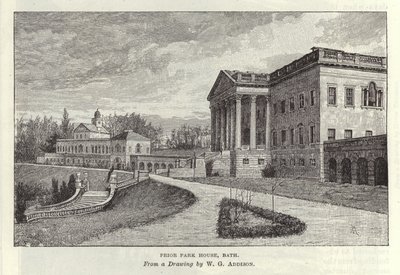 Prior Park House w Bath autorstwa William Grylls Addison