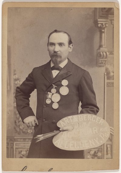 Portret mężczyzny, początek XX wieku (zdjęcie) autorstwa William H. Artzberger