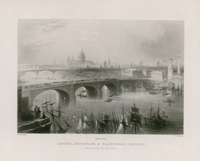 Ogólny widok Londynu autorstwa William H. Bartlett
