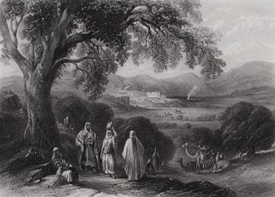 Vale of Nazaret (rycina) autorstwa William H. Bartlett
