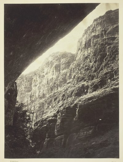 Kanon Kanab Wash, rzeka Kolorado, patrząc na południe, 1872. autorstwa William H. Bell