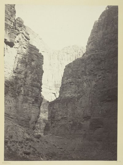 Wapienne ściany Kanab Wash, rzeka Kolorado autorstwa William H. Bell