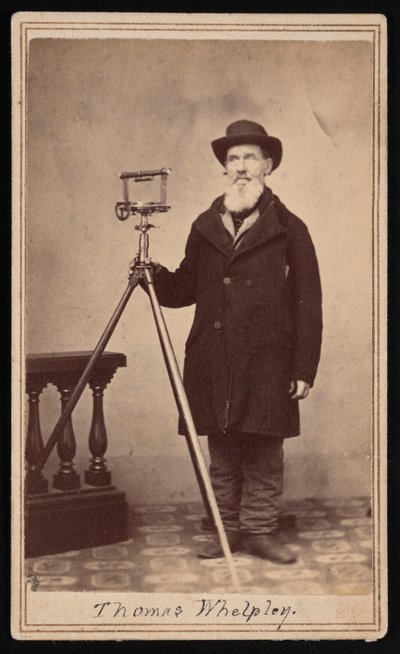 Portret Thomasa Whelpleya z lat 1797-1881, około lat 60. XIX wieku. autorstwa William H Bowlsby