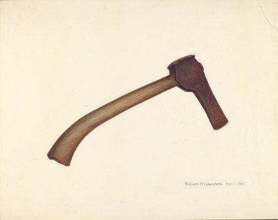 Siekiera pocztowa, 19351942. autorstwa William H Edwards