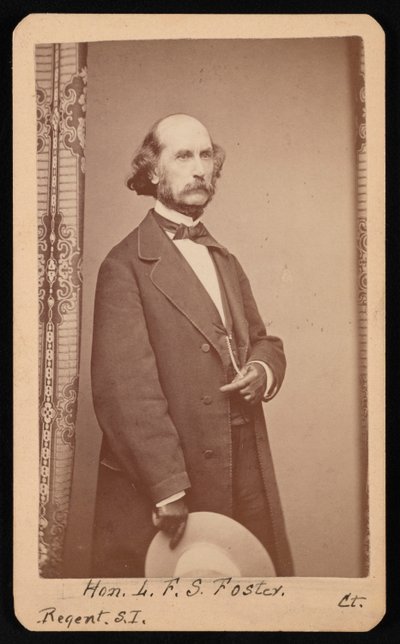 Portret LaFayette Sabine Foster 1806-1880, w latach 1871-1880. autorstwa William H Jennings