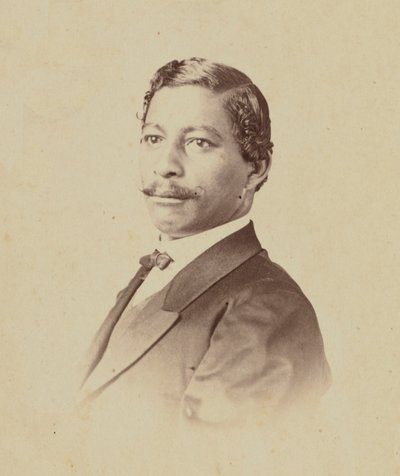 Carte-de-visit portret Johna W. Menarda, 1868-1870. autorstwa William H. Leeson