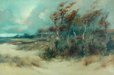Drzewa w piaszczystej alei, Heysham, 1916 autorstwa William H. Parkinson
