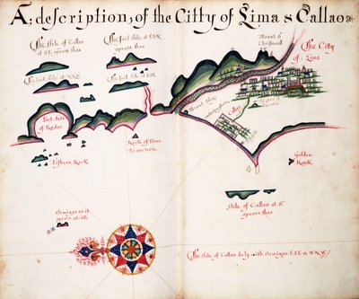 Mapa Limy i Callao autorstwa William Hack