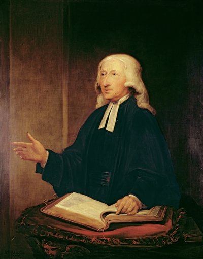 Portret Johna Wesleya (1703-1791) 1788 autorstwa William Hamilton
